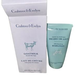 CRABTREE & EVELYN Goat Milk Hand Therapy Cream 3.5 0z *NEW BOX* Minor Box Damage